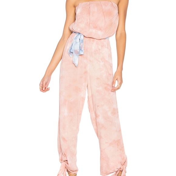 Free People Pants - Free People Just Float Slouchy Tie Dye Romper